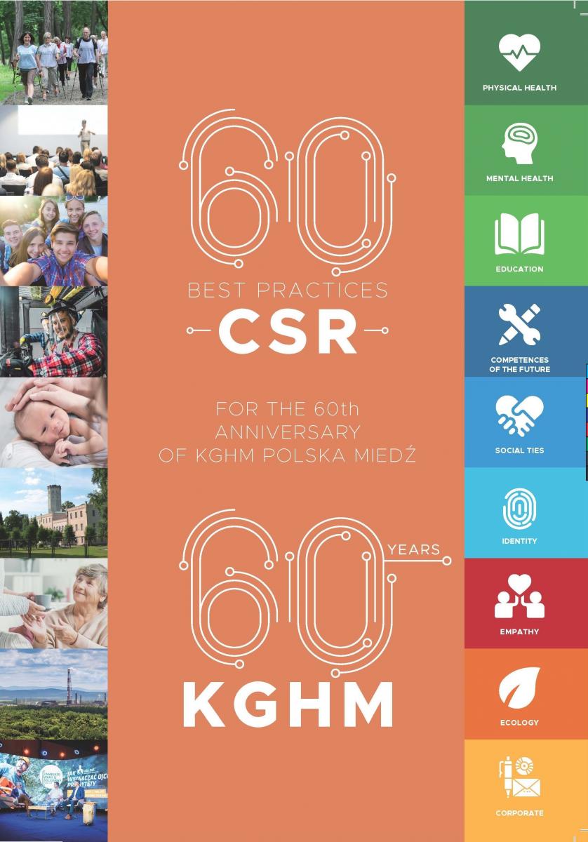 60 good CSR practices for the 60the anniversary of KGHM - COVER