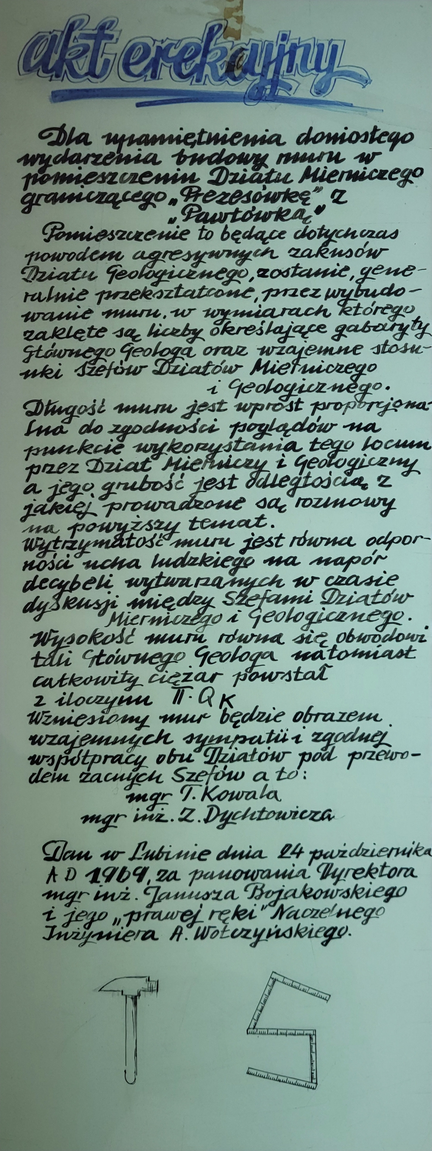 Kapsuła czasu sprzed ponad pół wieku