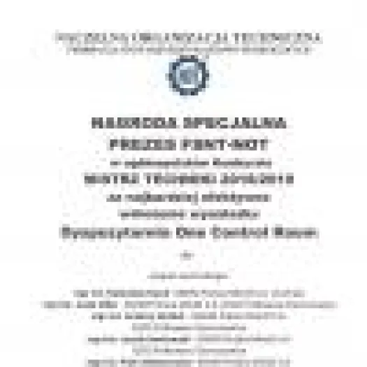 Nagroda Mistrza Techniki 20182019 - dyplom dla KGHM