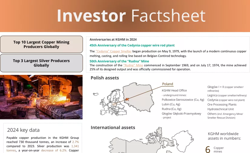 KGHM Investor Factsheet 2024